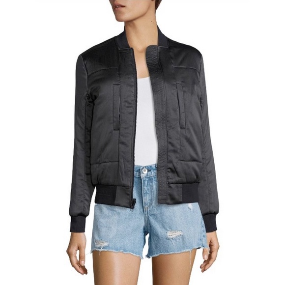 John + Jenn Purple & Black Bomber, Reversible NWT - Picture 6 of 7